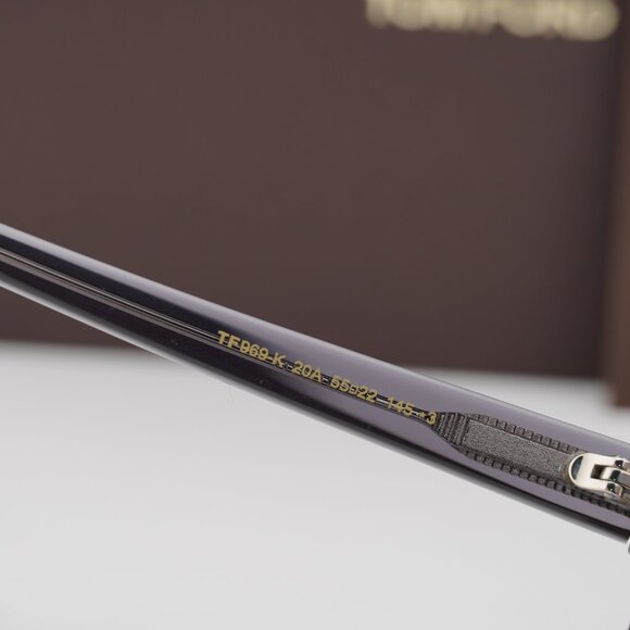 Tom Ford FT0969-K 20A Square Sunglasses - Grey/Smoke - Picture 5 of 8